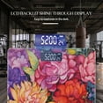 thumbnail image 3 of High Precision Body Weight Scale Smart Bathroom Scales with Large LCD Display(400lbs),Decorative for Bedroom-Vibrant Watercolor Painting Of Array Of Blooming Flowers, 3 of 4