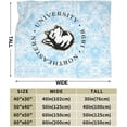thumbnail image 3 of Northeastern University Fleece Blanket, Very Soft Microfiber Flannel Blanket for Couch Warm and Cozy for All Seasons, 3 of 6