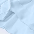 thumbnail image 4 of NAISIBABY Girls Athletic Skirt, High Rise Mesh Tiered A-Line Kids Dance Pleatd Mini Skirt Light Blue Size 10-12, 4 of 7