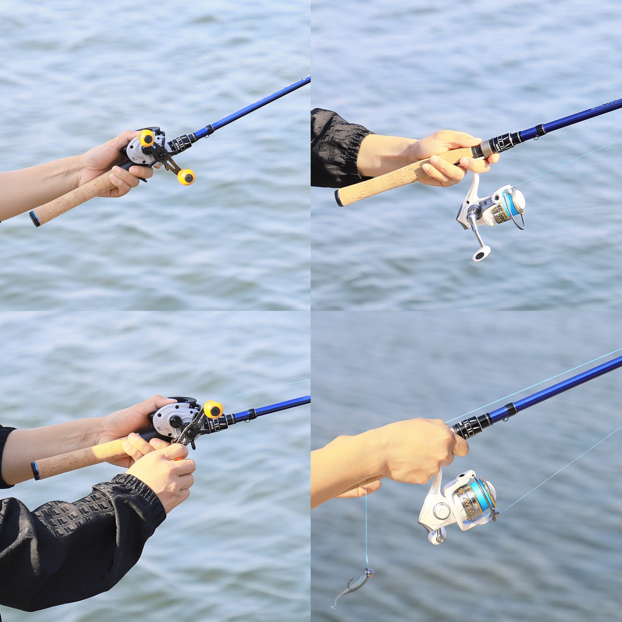 EOW XPEDITE PRO Portable Telescopic Casting and Spinning Fishing Rods