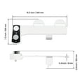 thumbnail image 6 of KFFKFF Non-Electric Toilet Bidet Attachment, Dual Nozzles with Adjustable Water Pressure, Easy-to-Install Cold Water Sprayer for Rear and Feminine Hygiene, White, 6 of 9