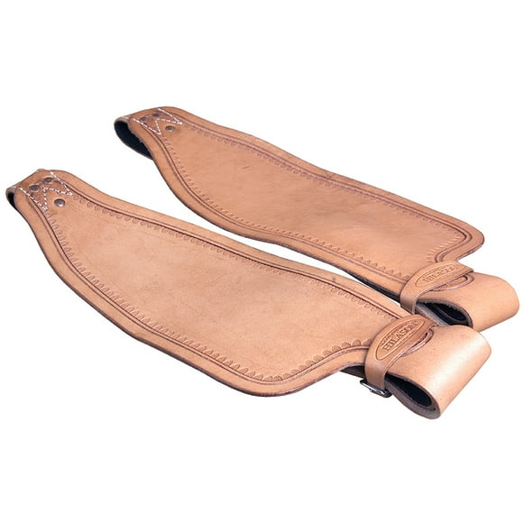 Hilason Leather Saddle Replacement Fender Pair With Hobble Straps Adult