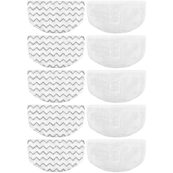 10 Pack Steam Mop Replacement Pads for Bissell Powerfresh Steam Mop 1940 1806 1544 2075 2685A 2181 2814 Series, Model 19402 19404 19408 19409 1940A 1940F 1940Q 1940T 1940W B0006 B0017 2075A
