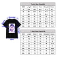 thumbnail image 2 of Pastel Geometric Neko Anime Girl Graphic Black T-Shirt, 2 of 7