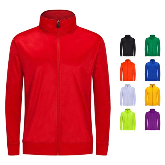 Ulitacool Coat For Boys Jacket With Stand Collar Full Zip Up Lightweight Athletic Outerwear Comfortable Casual Sports Little Boys Charm Clothing Red