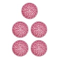 thumbnail image 1 of Injueey 6 tapetes de cuerda de papel de artesanía exquisita, tapete de comedor de papel ecológico y bajo en carbono, 38 cm, rosa Type2 NO2, 1 of 6