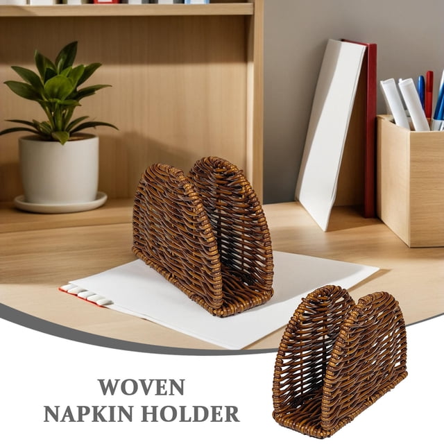 unbranded Soporte Para Servilletas De Papel Tejido Con Base Estable Para Uso En Comedor Y Cocina