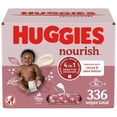thumbnail image 1 of Toallitas húmedas Huggies Nourish Scented 336 toallitas para bebés (6 paquetes), 1 of 7