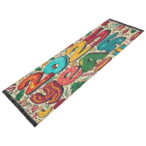 Vintage Modern Runner Rug,Non Slip Machine Washable 72"x23.5" Polyester Material Pet-Friendly Durable,Applicable to Entryway Rug Living Room Rug Hand-drawn