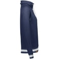 thumbnail image 4 of Holloway Sportswear M Womens All-American Funnel Neck Pullover Navy Heather/White 229763, 4 of 5