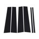 thumbnail image 2 of Pilar Post Decal Riber, Lujoso PC PC PIL Post Post TRIM 6 PPCS Gloss Black Para Explorer Mountaineer 2002-2010, 2 of 7