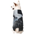 thumbnail image 1 of Balery Valley Gray Dragon Sudadera con Capucha para Perros Pequeños – Ropa para Mascotas, Disfraz para Perros y Gatos, Ideal para Fiestas y Cosplay-Large, 1 of 7