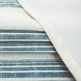 thumbnail image 5 of DriftAway Chris Vertical Striped Pattern Linen Blend Lined Thermal Insulated Blackout and Room Darkening Grommet Linen Curtains for Farmhouse Printed 2 Panels, 52" x 90", Jean Navy, 5 of 8