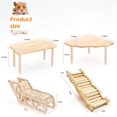 thumbnail image 4 of Hamster Platform Set, Wooden Modular Playground Stand Cage Accessories, 4 of 9