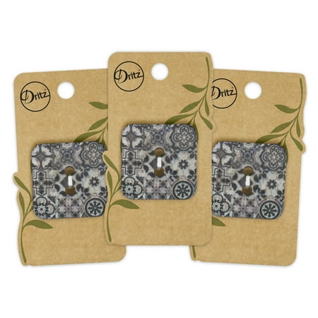 UPC: 0072879308716 | Dritz Sustainable Coconut Square Button 35mm Black 3 Pack