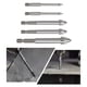 thumbnail image 3 of Juego de brocas triangulares multifunción de 3-7 mm para cerámica, azulejos de pared, mármol, vidrio, sierra perforadora, brocas de diamante para vidrio y madera. Plata, 3 of 9