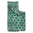 thumbnail image 2 of Leopard Pattern with Green and Black Spots Toddler Nap Mats for Kids Preschool,Sleeping Mat Bag or Kids,Toddler Sleeping Bag,Toddler Nap Mat or Daycare, 2 of 6