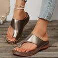 thumbnail image 3 of Orthopedic Sandals for Women 2025 Comfortable Arch Support Walking Flip Flops Arch Support Dress Slides, 3 of 6