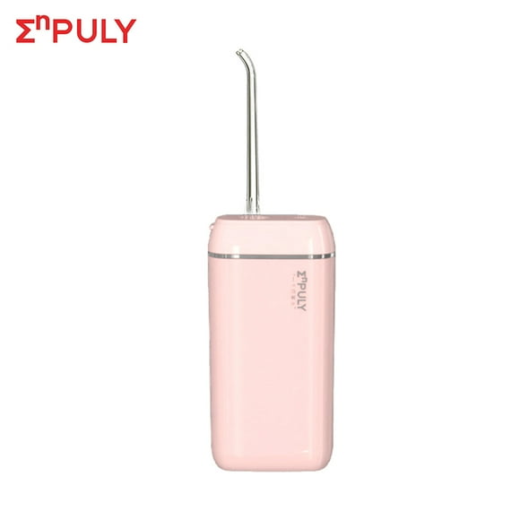ENPULY ENPULY M6plus Rose Hydropulseur Portable avec IPX8 Étanche, 3 Modes de Nettoyage, Batterie 1100mAh, et 1600 Pulsations/Min pour des Soins Bucco-Dentaires Optimaux