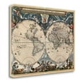 thumbnail image 2 of Nova Et Accuratissima Totius Terrarum Orbis Tabula by J Blaeu Fabric Multi-Color, 2 of 3