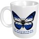 thumbnail image 2 of Tazas de café con la bandera de Cuba y mariposas, de cerámica blanca de 11 oz, 330 ml, con asa para agua, té y leche, regalo para hombres y mujeres, 2 of 8