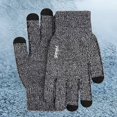 thumbnail image 2 of Dailypoc Gloves Winter Womens Smartphone Touchscreen Gloves - conductive fingertips, Fashion Knit, Stretch Wrist, Giftable,White,A, 2 of 3