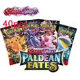 thumbnail image 2 of 40PC Scarlet Violet Silver PALDEAN FATES Tempest Crown Zenith Team Up Cards Astral Radiance Bonds Trading Card Game, 2 of 5