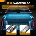 thumbnail image 3 of Waywe RGB Truck Bed Light Strip 3PCS 60" 270 LEDs Neon Accent Lighting with RF Remote On/Off Switch Splitter Extension Cable for 12 V Car Cargo Pickup SUV RV Boat, 3 of 9