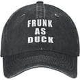 thumbnail image 1 of Frunk As Duck Hat Funny Cotton Washed Cowboy Baseball Cap Adjustable Unisex Dad Hats, 1 of 7