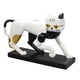 thumbnail image 1 of Escultura de estatuilla de gato Estatuilla De Gato Adorno Decoración Para El Hogar Escaparate Estante Escultura Regalo Blanco Magideal Escultura de estatuilla de gato, 1 of 7