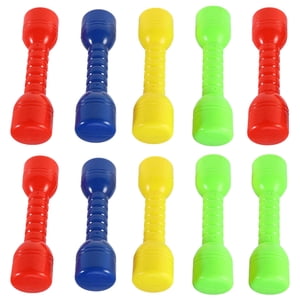 COOPHYA 10pcs Dumbbell Set ABS Assorted Color Physical Training Tools