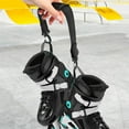 thumbnail image 6 of Colaxi Inline Roller Skate Shoes Strap Skating Shoes Hanging Handle Buckle Ski Boots Carrier Strap for Skateboarding Kids Men Women black, 6 of 10