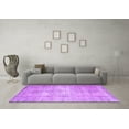 thumbnail image 3 of Ahgly Company Indoor Rectangle Abstract Purple Contemporary Area Rugs, 5' x 8', 3 of 4