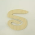 thumbnail image 2 of Package of 1, 16 Inch X 3/4" Thickness Baltic Birch Wood Letter S in The Waltograph Font, Thick for Art & Children Craft Project, Made in USA, 2 of 4