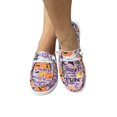 thumbnail image 2 of KEVCHE Halloween Pumpkin Slip-On Shoes for Women, Cute Spooky Lightweight Platform Casual Walking Loafers with Soft Cushioned Sole, Comfortable Flat Sneakers for Daily Wear and Fall Outings, 2 of 5