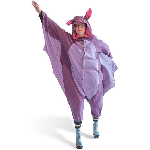 Bat Kigurumi Unisex Adult Onesie Pajamas Animal One Piece Costume Cosplay Sleepwear
