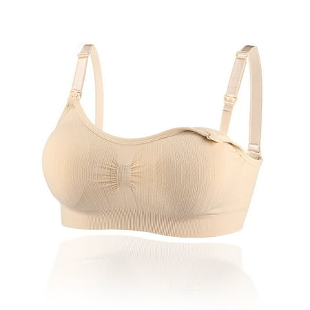 

asdoklhq Sports Bras for Women Women Hands-free Breast Pump Nursing Bras Maternity Pregnant Breastfeeding Vest