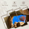 thumbnail image 6 of Elephant Stock Goreme Park Hot Air Balloon Wall Art - Horizontal Multi Panel Canvas - Living Room Wall Decor - Transportation Multi Panel - Blue And Beige Decor - 43" x 27", 6 of 8