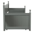 thumbnail image 3 of Wood Daybed Twin with Trundle , Twin Size Daybed Frame Sofa Bed with Trundle /Twin Bed Frame, No Box Spring Needed, 3 of 9