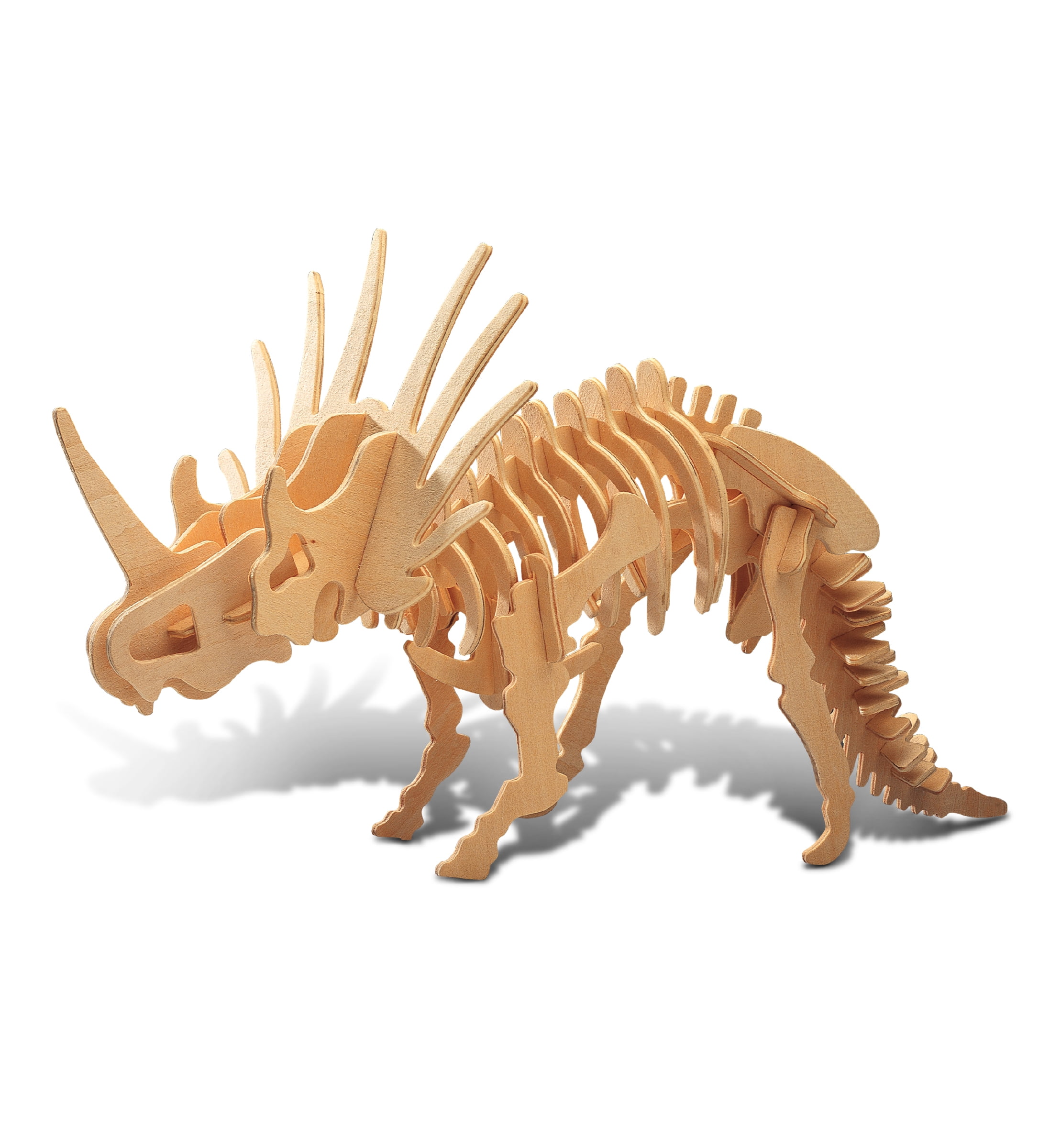 painted wooden dinosaur cutouts