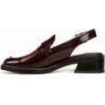 thumbnail image 3 of Franco Sarto Womens Giada Slingback Loafer Heel Cordovan Red 6M, 3 of 5