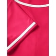 thumbnail image 6 of Ma Croix Women's Athletic Baseball Button Down Jersey 3-Pack, 6 of 7