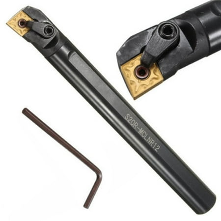 

20x200mm 0R-MCLNR12 Lathe Bar Turning Tool Holder+CNMG1204 Insert+Wrenches Kit