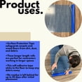 thumbnail image 3 of PSBM Blue Protective Film, 2.5 Mil, 24" x 200', 6 Rolls, Clean Adhesive for Hardwood & Ceramic Tiles, 3 of 7
