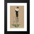 thumbnail image 2 of G-P. Joumard 16x24 Black Modern Framed Museum Art Print Titled - Creation J. Suzanne Talbot - the Hedges. (1925), 2 of 5