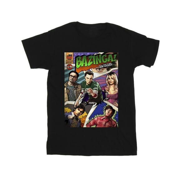 The Big Bang Theory T-Shirt de Couverture de Bazinga pour Hommes