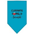 thumbnail image 1 of Family Favorite Screen Print Bandana Turquoise Large, 1 of 1