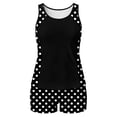 thumbnail image 5 of Gamivast Tankini Swimsuits for Women Two Piece Bathing Suits with Shorts Tummy Control High Neck Athletic Swimwear Modest Beachwear Holiday Vacation Outfits, 5 of 9