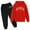 1-Red, variant on LIUYUNNN Kids Tracksuit Athletic Sweatsuits Sets 2PC Long Sleeve Letter Pullover Sweatshirt Jogger Set Winter Clothes Toddler 3-4 Years Boys Clothes Boys Girls Fall and Winter Outfits