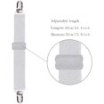 thumbnail image 5 of Yonrjhukm 4 Pcs Adjustable Bed Sheet Fasteners Suspenders, Elastic Sheet Band Straps Clips, Cover Grippers Suspenders Holder for Mattress Pad Cover, Sofa Cushion, 5 of 9